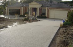 Exposed Aggregate Driveway